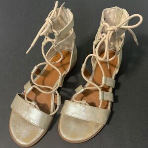 bc lace up gladiator sandal